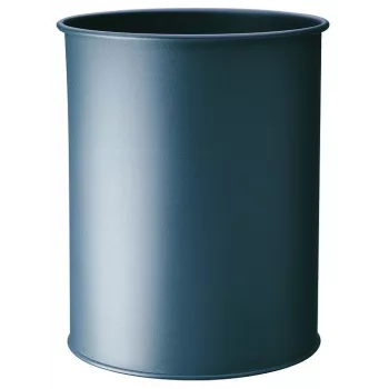 Papelera Durable 330158 15 L redonda metal antracita