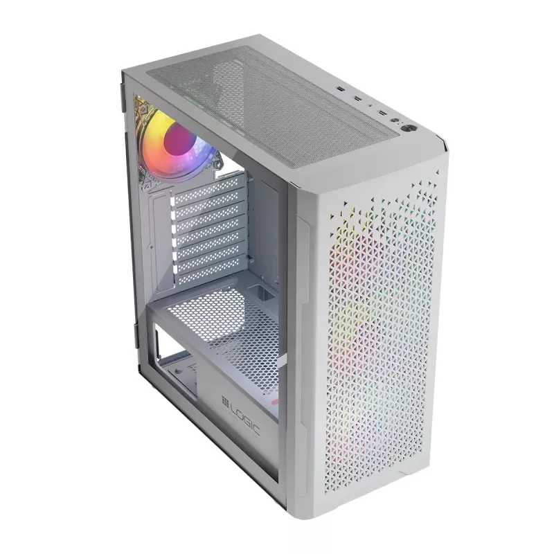 Carcasa Logic ARAMIS ARGB MINIDI USB 3.0 Blanca