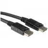 ROLINE - Cable DisplayPort - DisplayPort (M) a DisplayPort (M) - 2 m - Negro (11.04.5762)