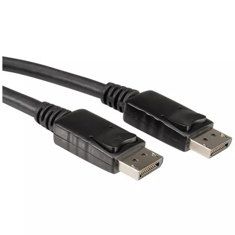 ROLINE - Cable DisplayPort - DisplayPort (M) a DisplayPort (M) - 2 m - Negro (11.04.5762)