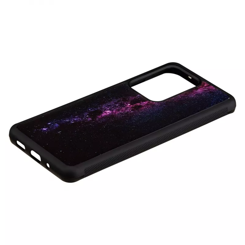 Funda protectora iKins para Samsung Galaxy S20 Ultra – acabado Milky Way negro