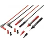 VOLTCRAFT MSL-850 Cable de medición de silicona premium contactos dorados 1,2 m 1 par (VC-17312690)