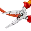 Pelacables Knipex 13 76 200 ME capacidad de pelado 6 mm rojo acero inoxidable amarillo