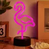 Lámpara LED de mesa/decorativa MANTA SNL79PK rosa flamenco – lámpara de decoración LED