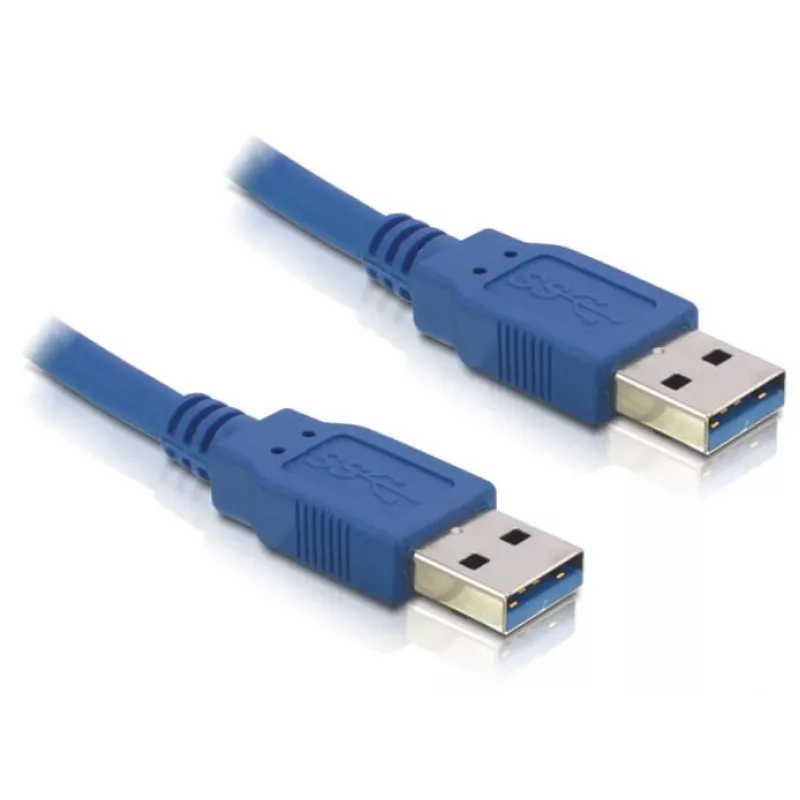 Cable USB DeLOCK 0,5 m USB 3.0 USB 3.2 Gen 1 A-A azul