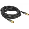 Cable coaxial DeLOCK 88924 IEC RG-6/U 3 m negro