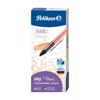 Bolígrafo Pelikan Inky 273 Naranja 10 unidades