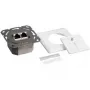 Logilink - toma de conexión, empotrar - RJ-45 x 2 - RAL 9003, blanco señal (NP0123)