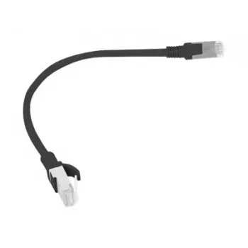 Cable de red LANBERG PCU5-10CC-0025-BK RJ-45 Cat5e U/UTP 0,25 m negro