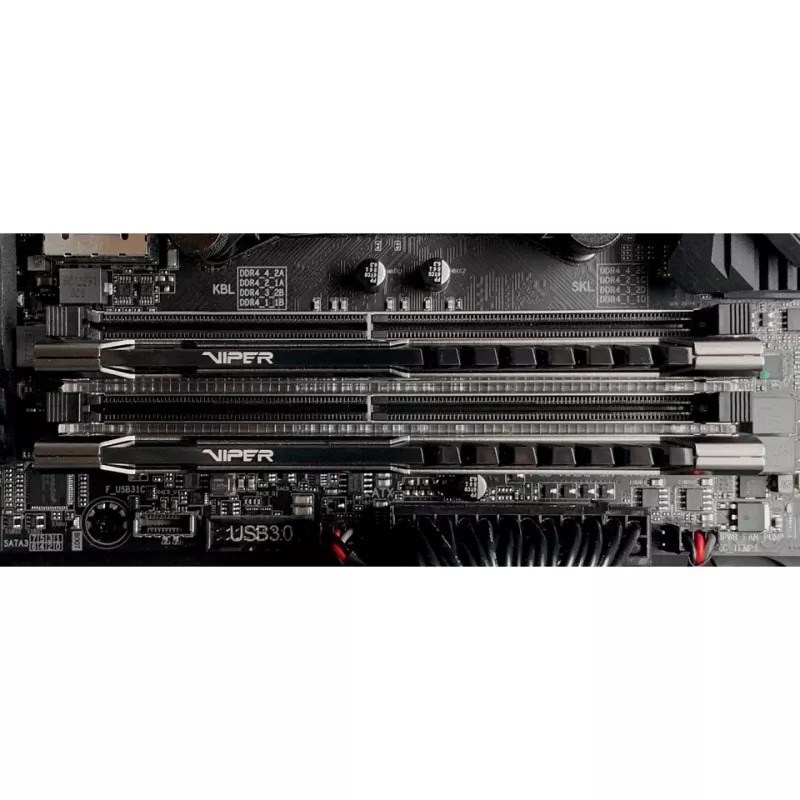 Patriot Viper Steel PVS464G320C6K DDR4 64GB (2x32GB) 3200MHz CL16 288-pin DIMM kit de memoria para sobremesa, XMP 2.0