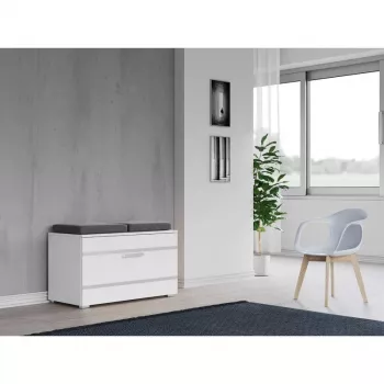 Complemento superior para zapatero cerrado e shop OPAL SZAFKA BIEL — blanco, aglomerado, B850×H450 mm, marco de 16 mm