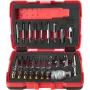 Juego de extractores de tornillos ks tools 150 1/4 pulgadas 10 mm 34 piezas para tornillos dañados y desgastados