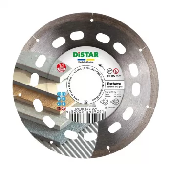 Disco de corte y desbaste diamantado Distar 230 mm — Modelo 11115421009 para hormigón y asfalto