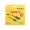 Delock Cable USB Type-C macho > DisplayPort macho (DP Alt Mode) 4K 60 Hz 3m negro