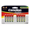 Pilas alcalinas CAMELION AA LR6 Plus — pack de 8, AA (LR6)