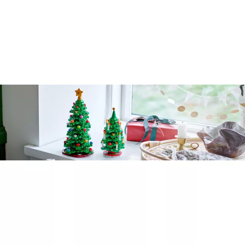 LEGO Árbol de Navidad Set 40573 — modelo de exposición de temporada, mini construcción decorativa