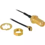 Antena DeLOCK RP-SMA WL I-PEX M / RP-SMA F negra