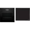 Bosch HEG578BB4 + NVQ645CB6E Set de cocina placa de inducción por zonas eléctrica