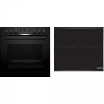 Bosch HEG578BB4 + NVQ645CB6E Set de cocina placa de inducción por zonas eléctrica