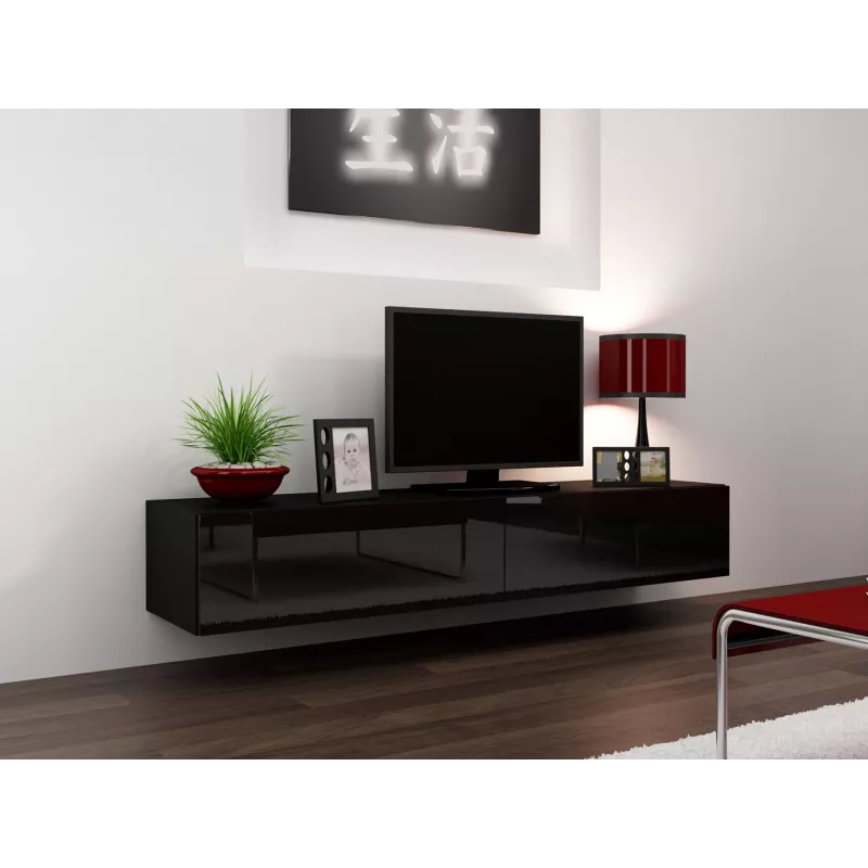 Soporte de TV Cama VIGO '180' 30/180/40 negro/negro brillante