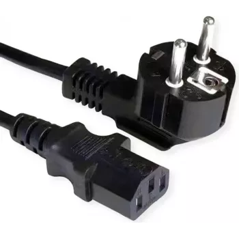 VALUE Cable de alimentación CEE7/7 acodado + IEC-C13 recto 3x1.5mm2 3m - Alimentación/fuente de alimentación - 3 m (19.99.1014)