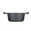 Menaje de cocina Resto Kitchenware Capella 2,6 L redondo negro madera