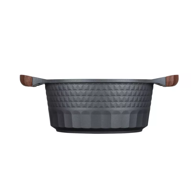 Menaje de cocina Resto Kitchenware Capella 2,6 L redondo negro madera