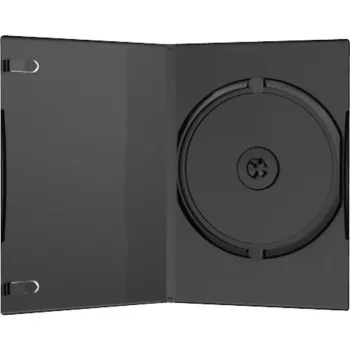 MediaRange DVD Case Single - caja para DVD - capacidad: 1 CD/DVD - negro (pack de 50) (BOX11)