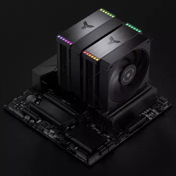 Disipador CPU Jonsbo HX6280 PWM RGB 130 mm, negro
