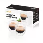 Set de vasos de espresso Eta Espresso 80 ml transparente vidrio borosilicato