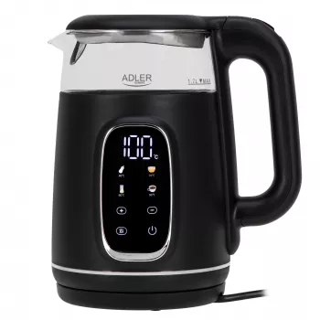 ADLER AD 1305 hervidor de agua eléctrico negro/plata