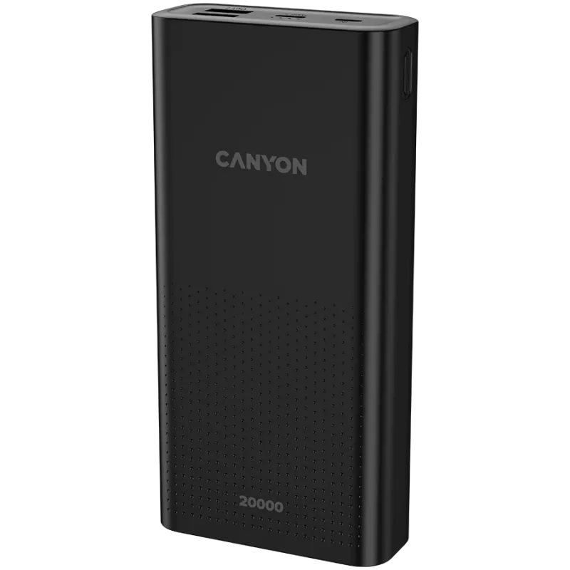 CANYON Batería externa PB-2001 20000 mAh Negra
