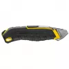 Cúter Stanley FMHT10592-0 negro acero inoxidable amarillo 18 mm de ancho 165 mm de longitud