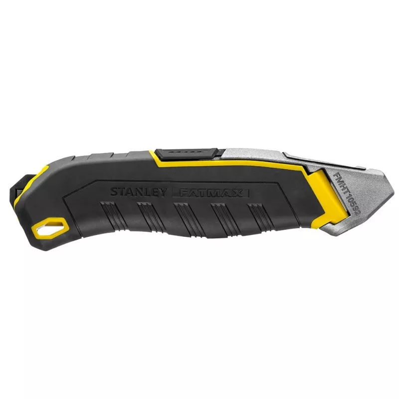 Cúter Stanley FMHT10592-0 negro acero inoxidable amarillo 18 mm de ancho 165 mm de longitud