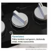 Placa de gas empotrable Bosch PPP6A2I40, 4 zonas, rejillas de hierro fundido, negra, 590×520×54 mm, control por mando giratorio
