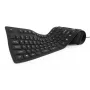 Teclado de silicona USB+PS/2 negro