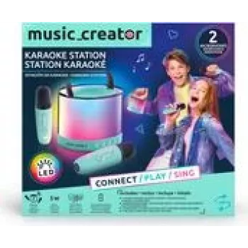 Estación de karaoke mini portátil Canal Toys INF044 con conectividad Bluetooth, altavoz portátil con micrófono a pilas