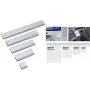 Maul regleta de sujeción 6246408 DIN A4 aluminio mate plateado