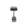 Cable adaptador DisplayPort Assmann. DP - DVI (24+5) M/H. 0,15 m con bloqueo. Compatible con DP 1.1. UL. bl. sin apantallamiento. 32AWG (AK-340409-001-S)
