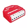 Interruptor inteligente Shelly W 1PM plástico 16A 110–240V, Z-Wave, 868,4 MHz, rojo, 42×37×16 mm