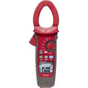 Benning CM 10-1 pinza amperimétrica digital registrador de datos CAT IV 600 V visualización (cuentas): 6000 (044688)