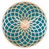 Reloj NeXtime 3150tq Sun Small, Ø35 cm, pared, turquesa