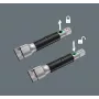 Wera 8796 SA Zyklop Extensión larga flexible, 1/4 in