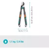 Tijera de podar Gardena TeleCut Pro S gris/turquesa 52 cm - 67 cm (12040-88)