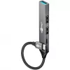 Hub USB Goobay Slim de 4 puertos, USB-C™ a USB-C™/USB-A, USB 3.2 (74459)