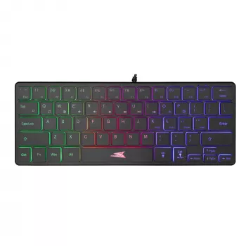 Teclado mecánico Baracuda Seahorse negro SEAHORSE-B duradero ligero