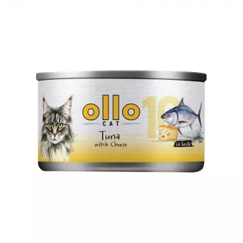Ollo Atún con queso en caldo Nº 10 70 g