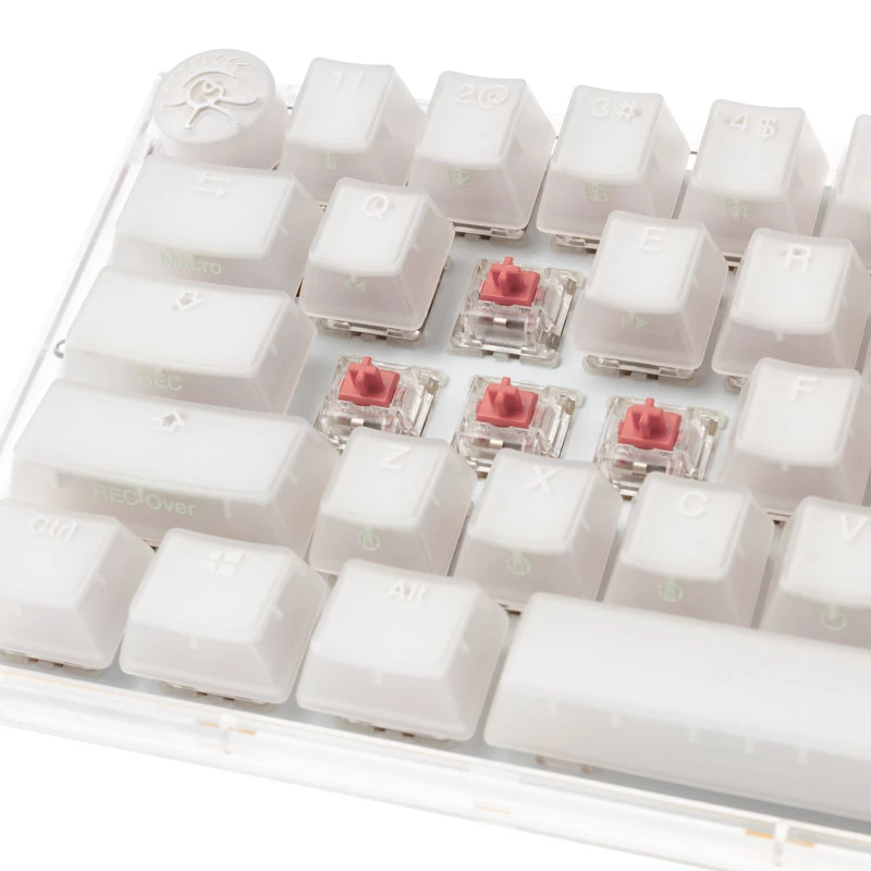 Teclado Ducky One 3 Aura White Mini Gaming USB QWERTY US International