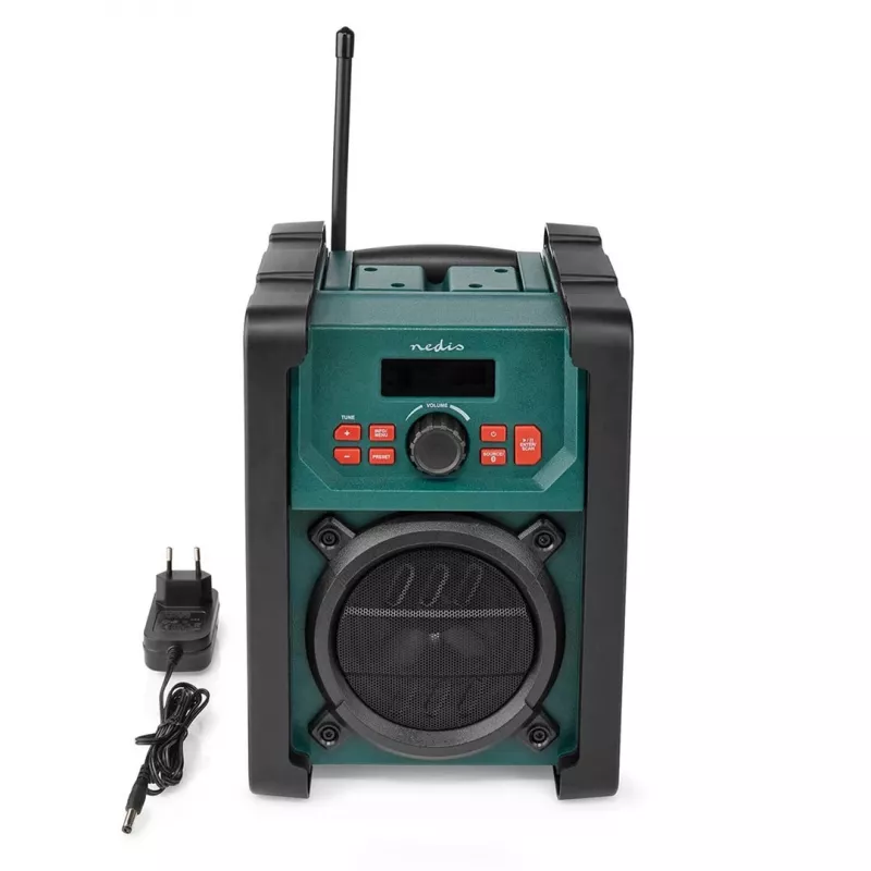 Radio Nedis RDDB3100GN 15W Bluetooth IP65 Negro/Verde