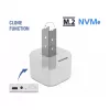 Carcasa SSD DeLOCK 63331 Blanco M.2